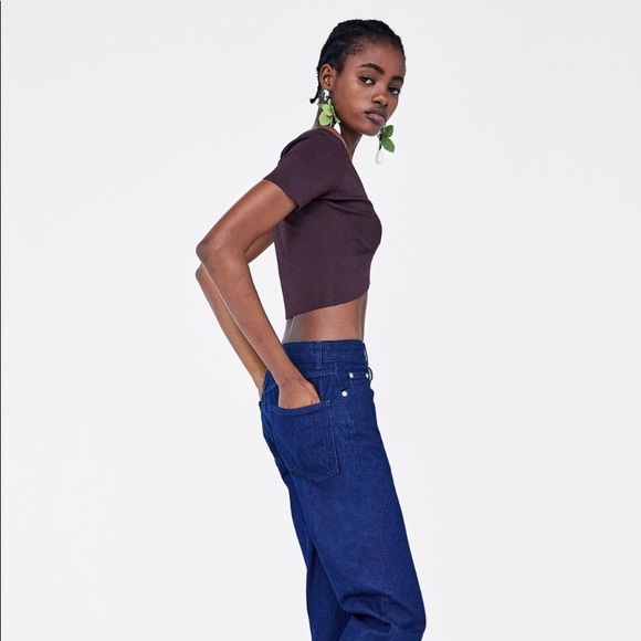 Zara knit crop top - Picture 3 of 5